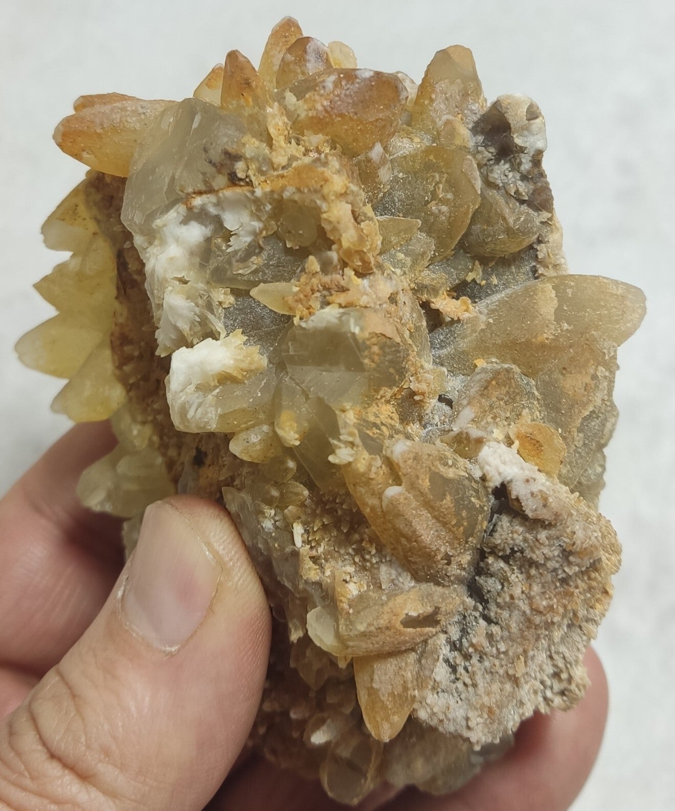 An amazing specimen of calcite 294 grams