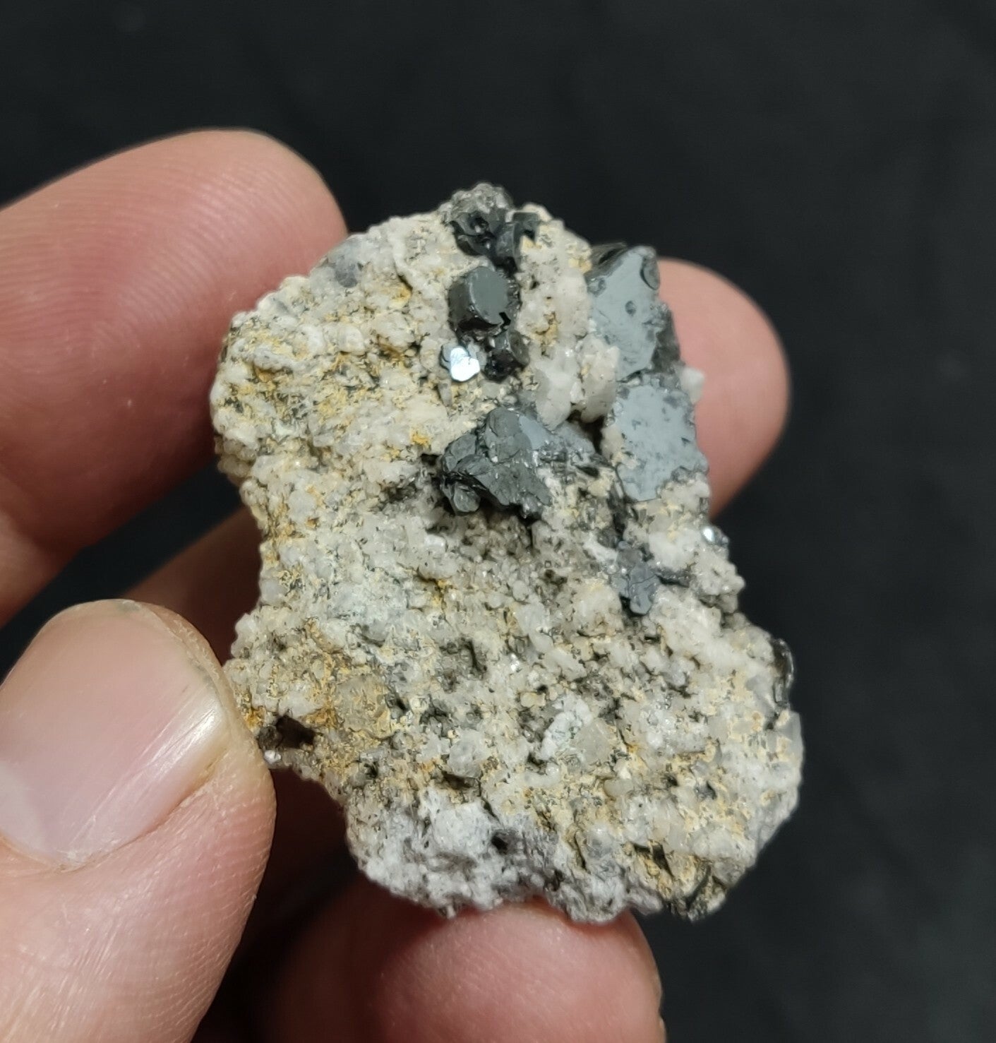 An amazing specimen of hematite on matrix 25 grams