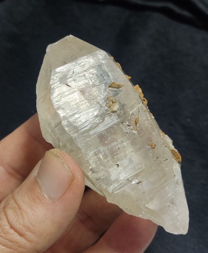 Natural terminated Quartz with Siderite  167 grams
