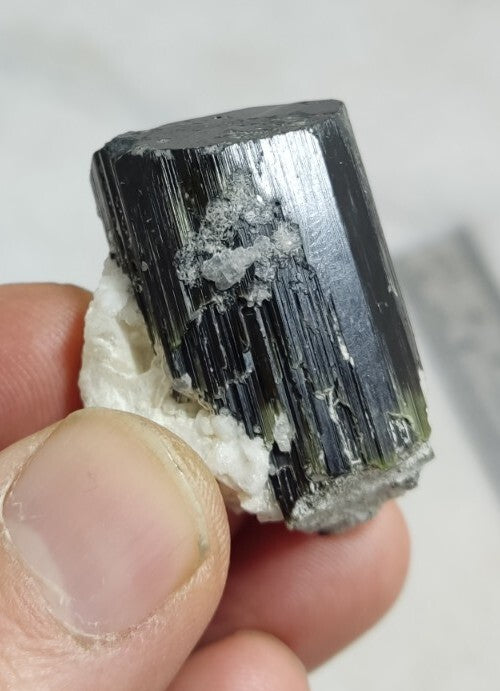 An Aesthetic Natural beautifully terminated tourmaline crystal 40 grams
