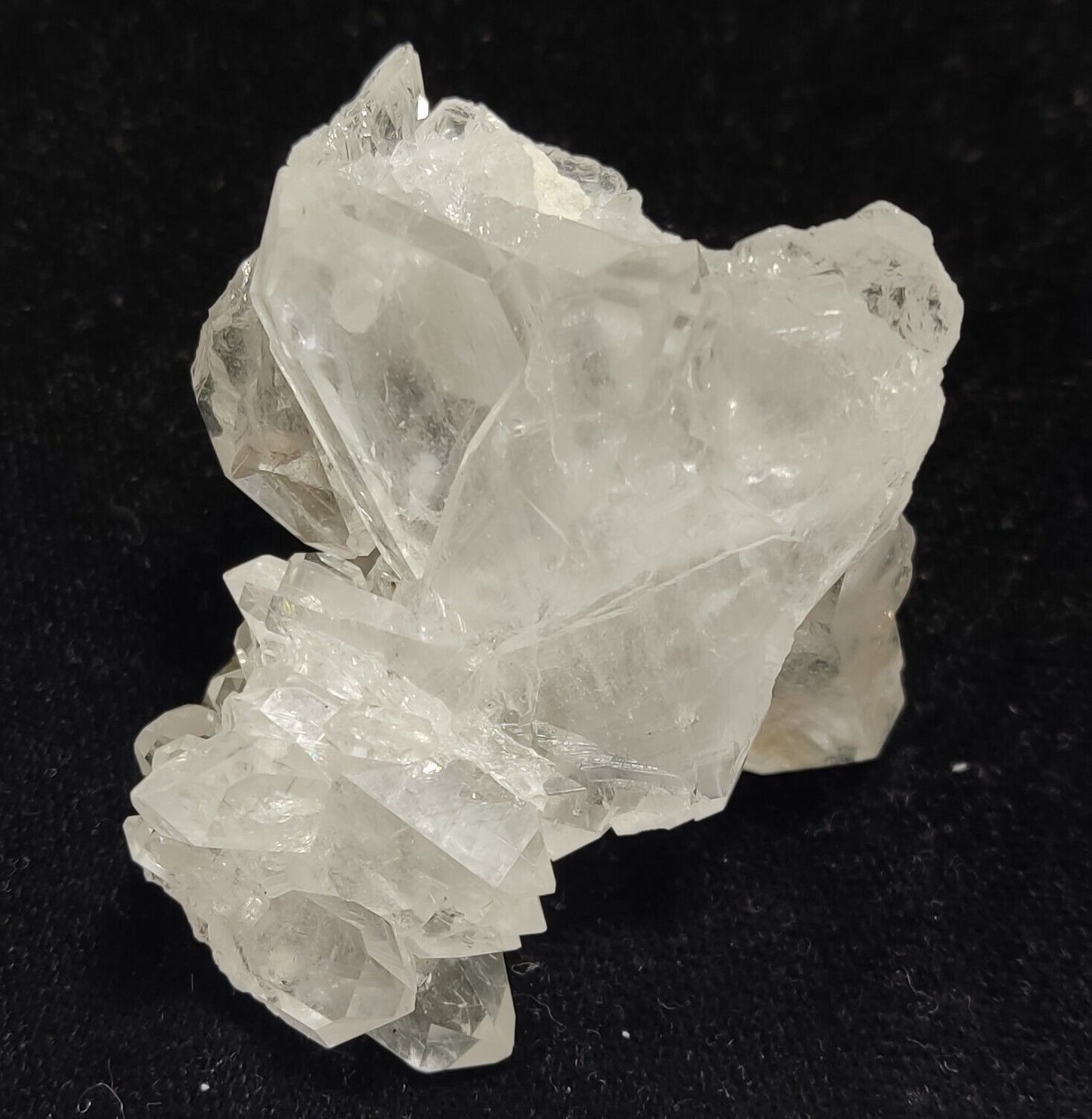 An Aesthetic Natural beautifully terminated Quartz cluster 54 grams