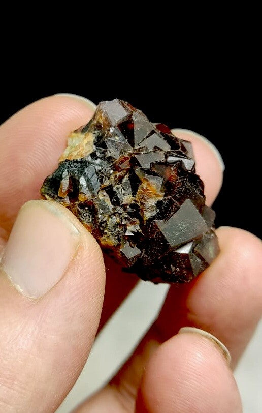 Natural Andradite Garnet Cluster 26 Grams
