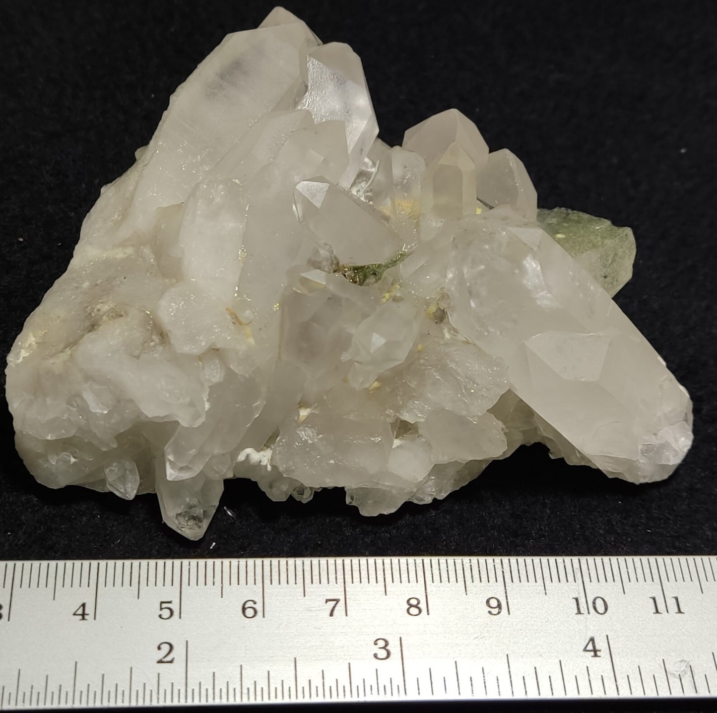 An Aesthetic terminated specimen of Quartz cluster 201 grams