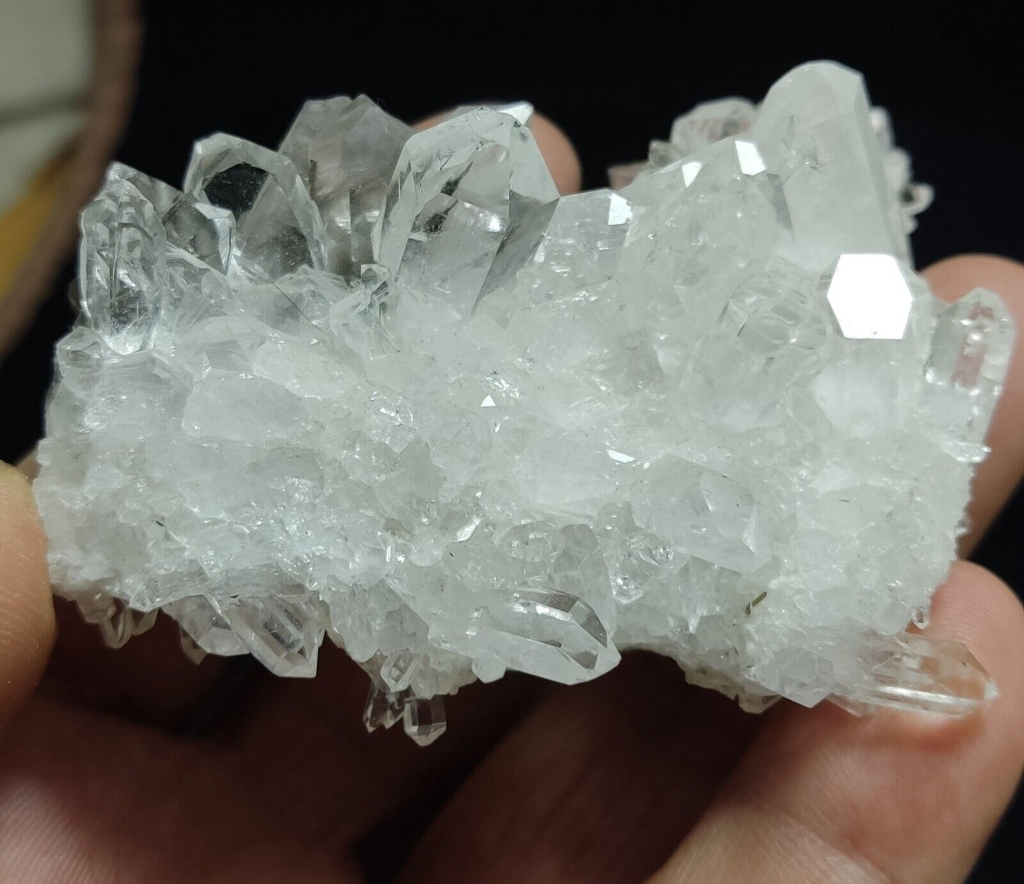 A very Aesthetic Natural terminated brookite included Quartz cluster 114 grams