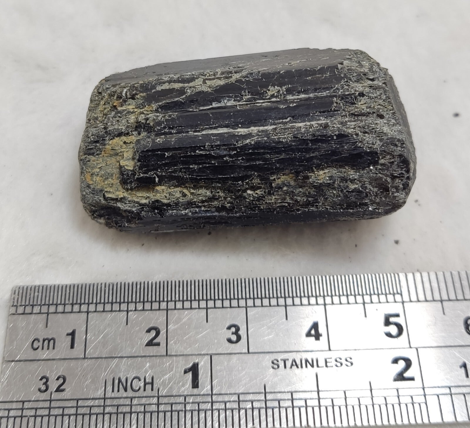An amazing specimen of terminated black tourmaline 46 grams