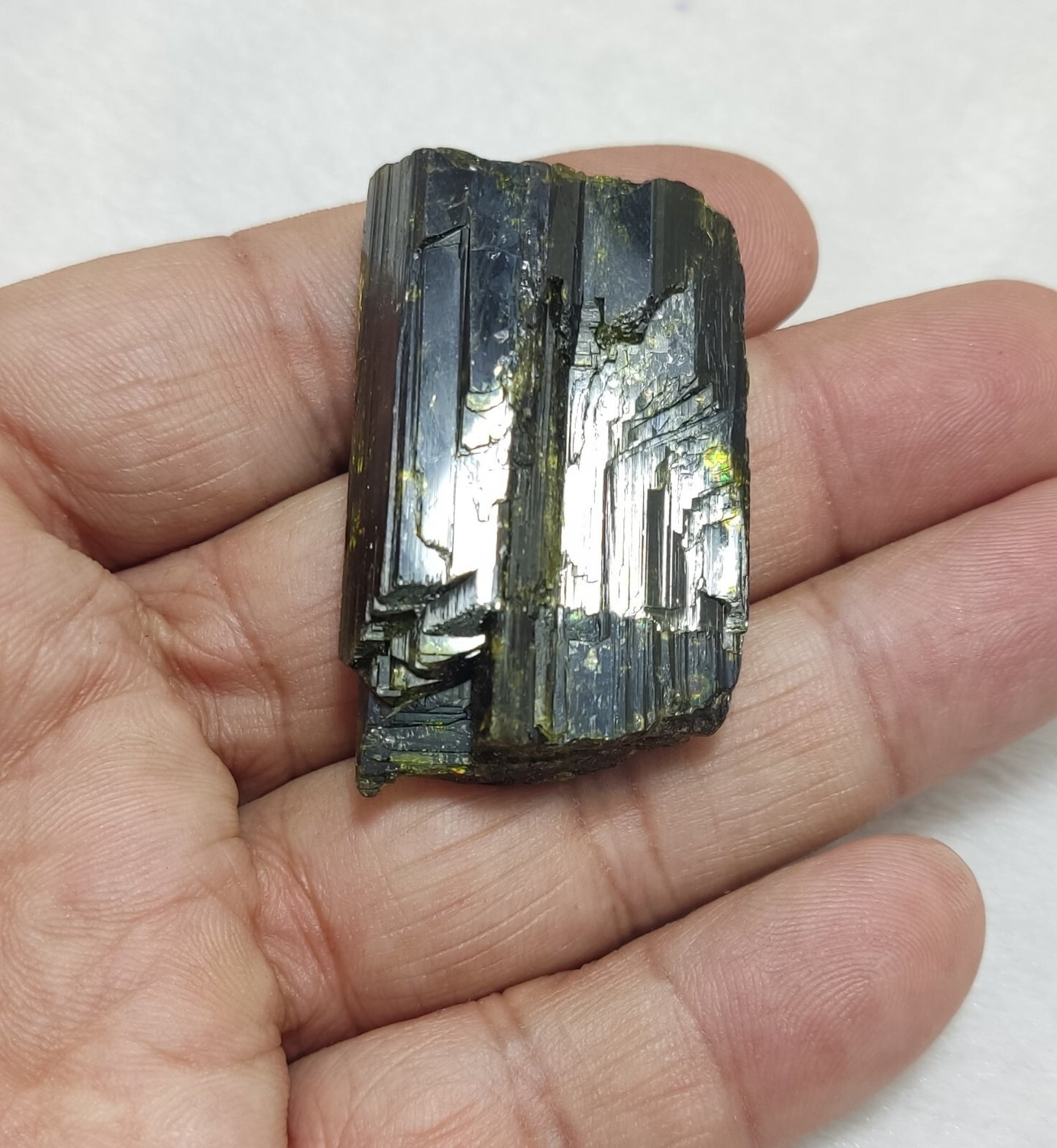 An Aesthetic specimen of epidote crystal 36 grams