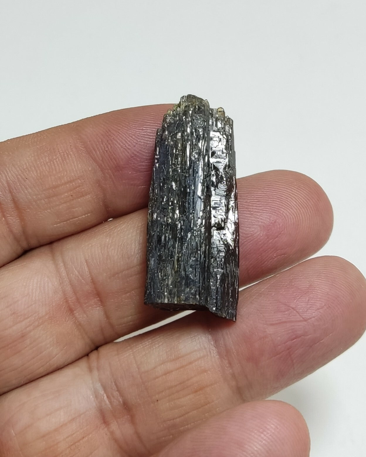An aesthetic specimen of epidote crystal 12.5 grams