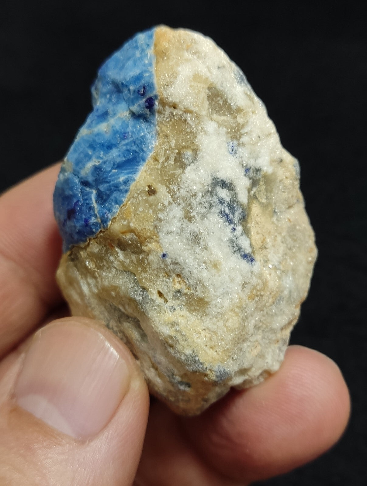 Fluorescent Afghanite on Matrix  66 grams