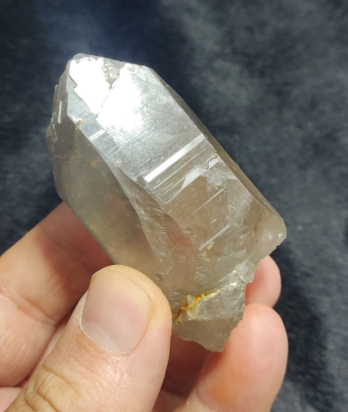 An Aesthetic Naturally terminated specimen of Smoky Quartz 98 grams