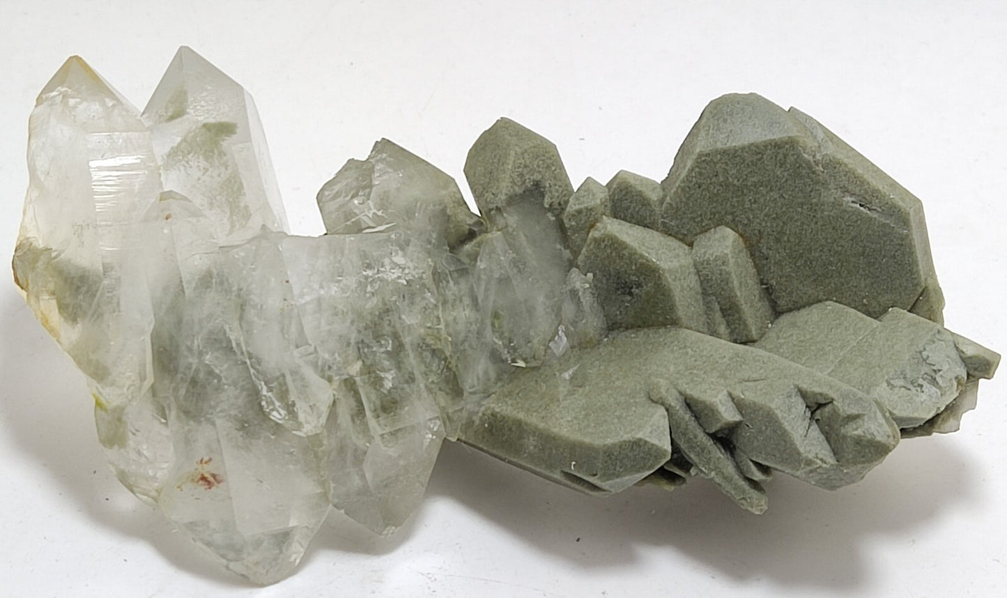 An Aesthetic Natural beautifully terminated Chlorite Quartz cluster 196 grams
