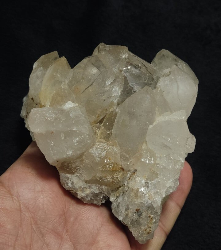 Natural terminated Quartz Specimen with Siderite 412 grams