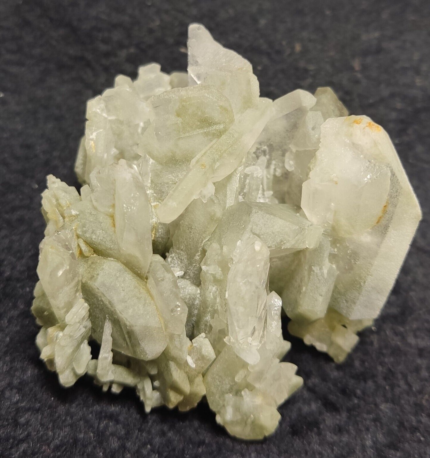 An Aesthetic specimen of chlorite Quartz cluster with brookite 62 grams
