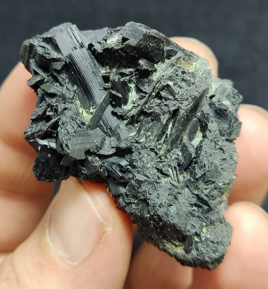 An Aesthetic specimen of epidote crystal 38 grams