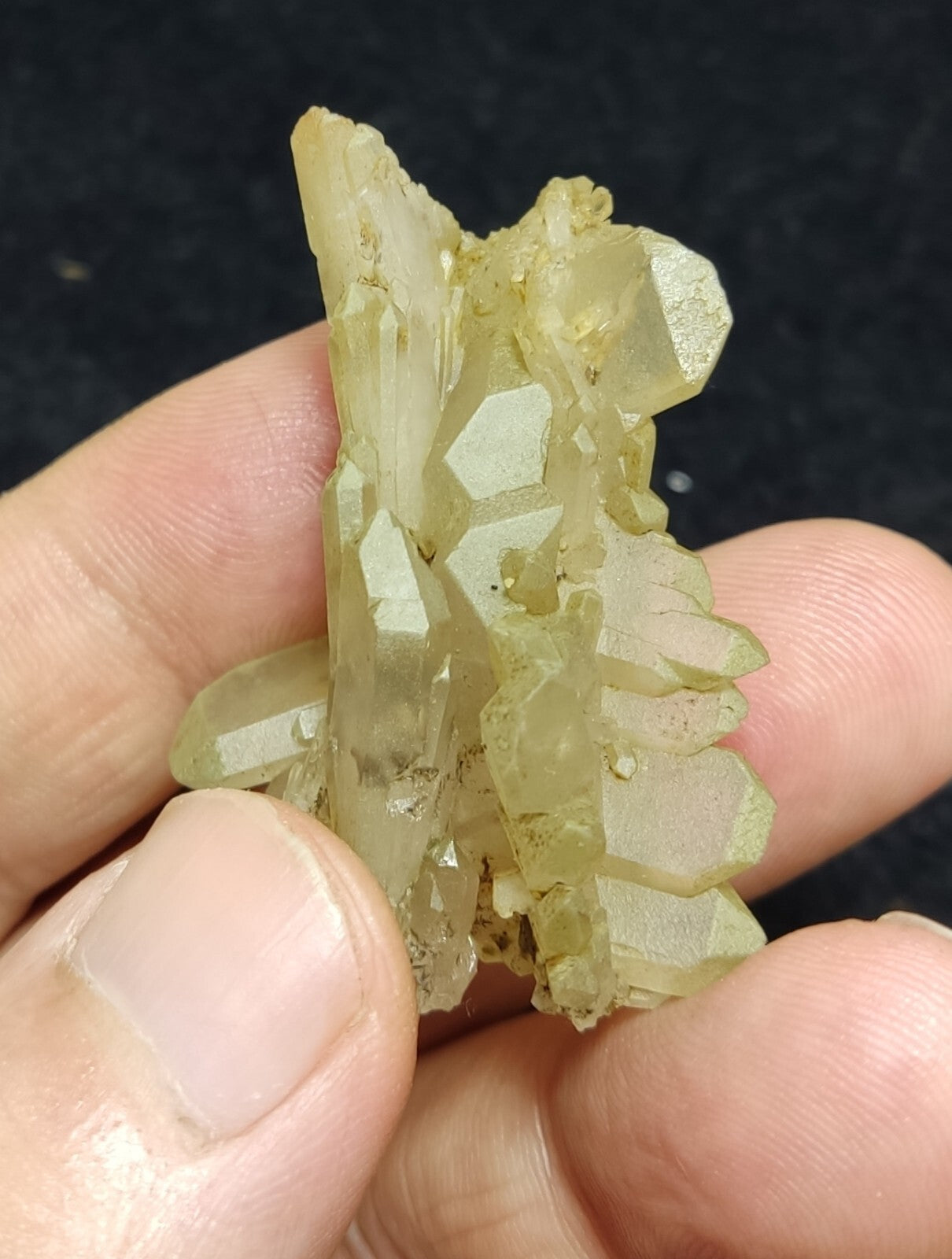 An Aesthetic specimen of faden chlorite quartz 24 grams