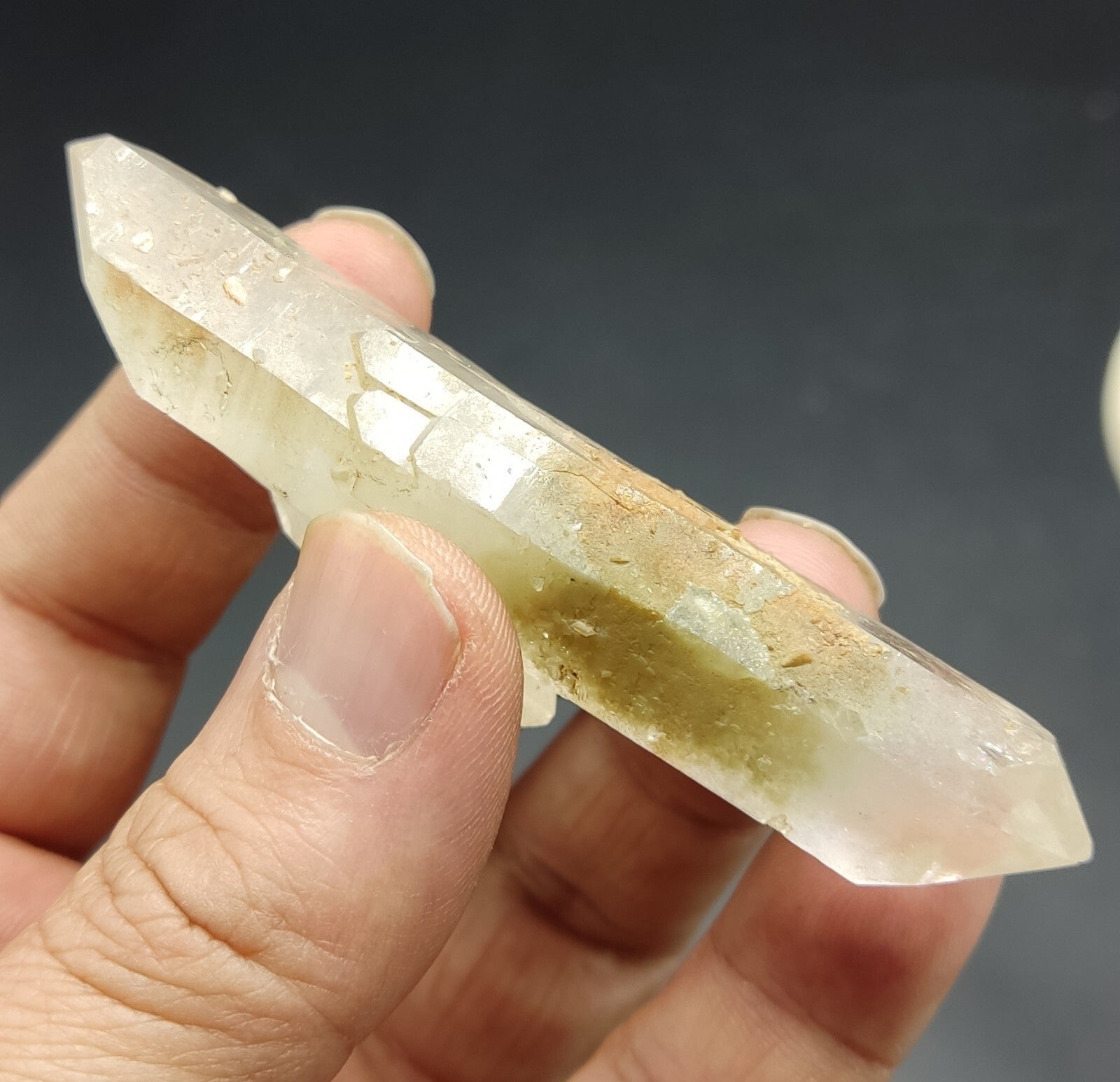 An Aesthetic terminated chlorite Quartz specimen 57 grams