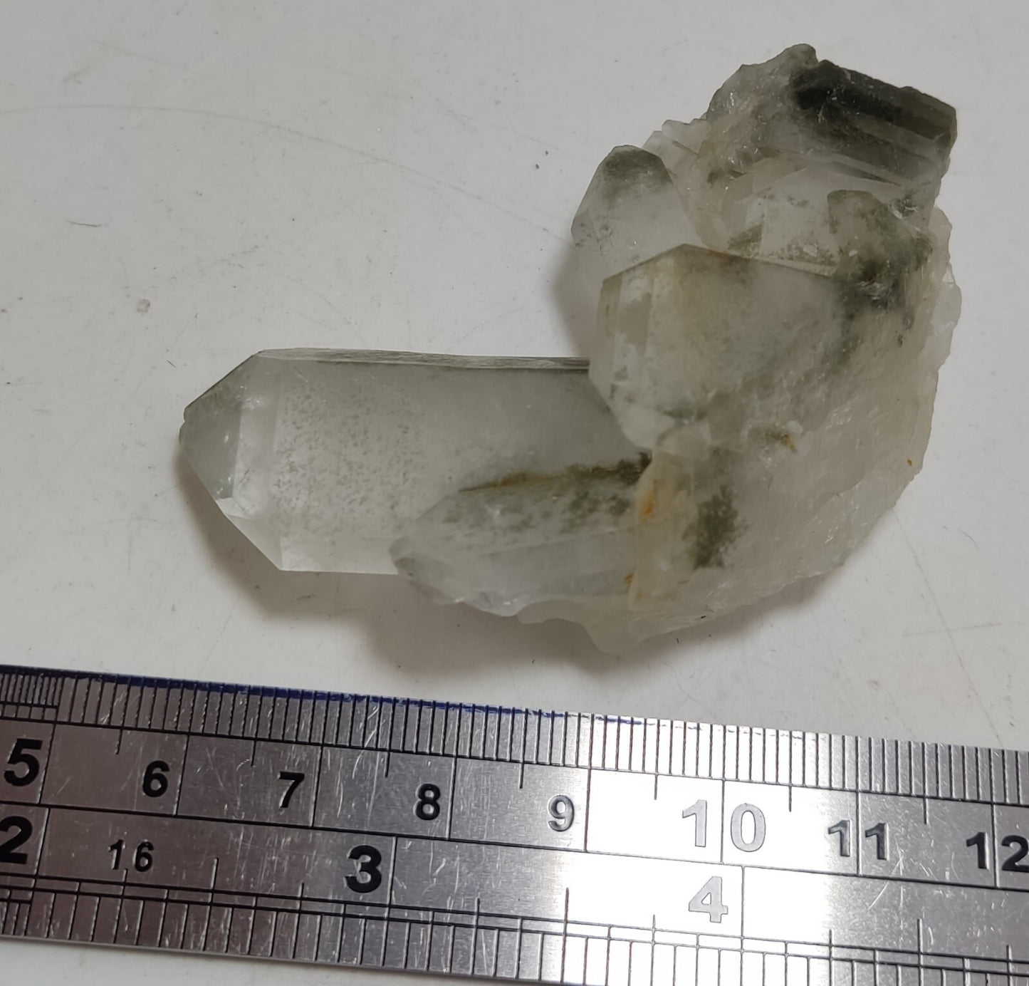 An Aesthetic Natural beautifully terminated Chlorite Quartz specimen 55 grams