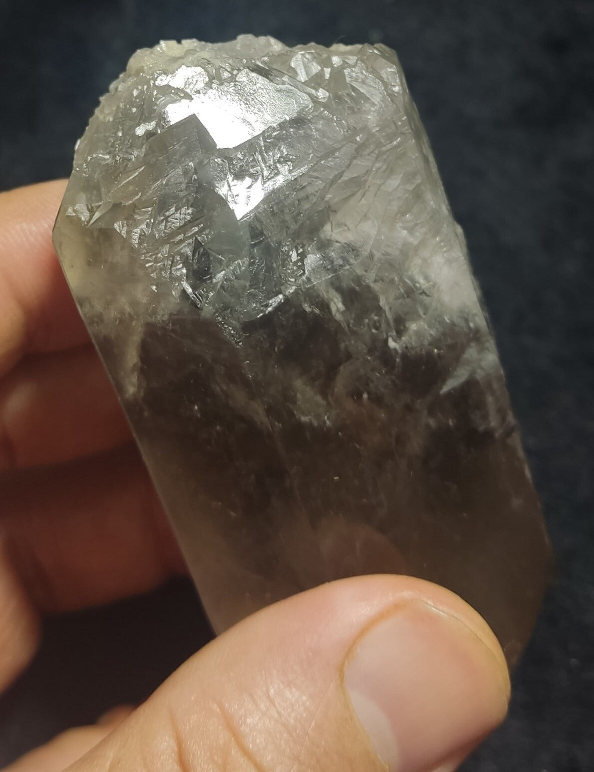 An Aesthetic Naturally terminated specimen of Smoky Quartz 217 grams