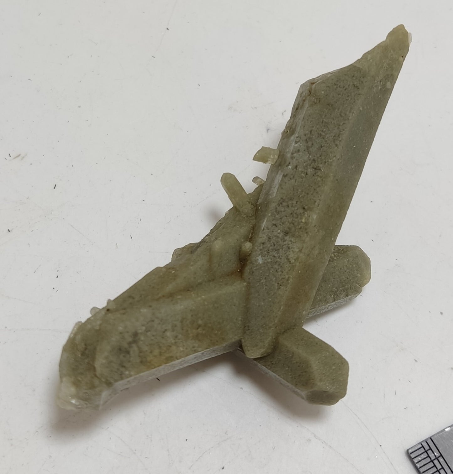 An Aesthetic Natural terminated Chlorite Quartz specimen with brookite 36 grams