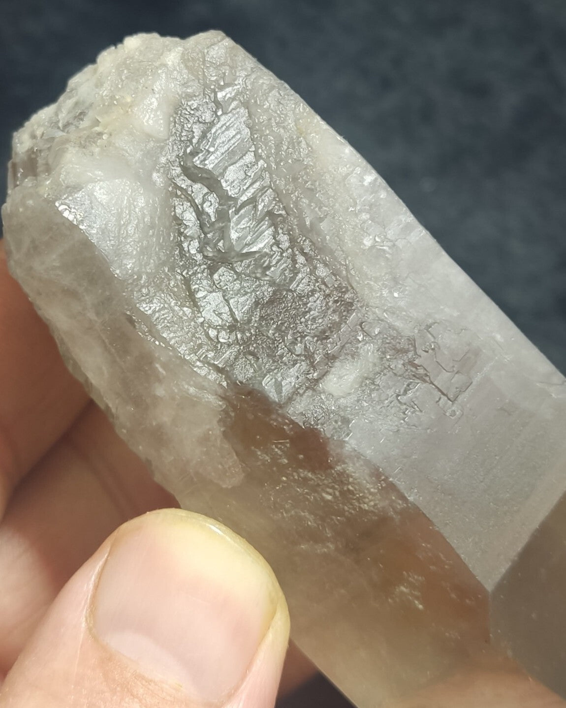 An Aesthetic Naturally terminated specimen of Smoky Quartz 217 grams