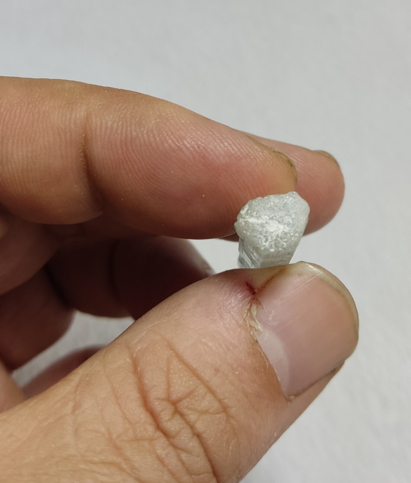 An Aesthetic specimen of aquamarine crystal 5 grams