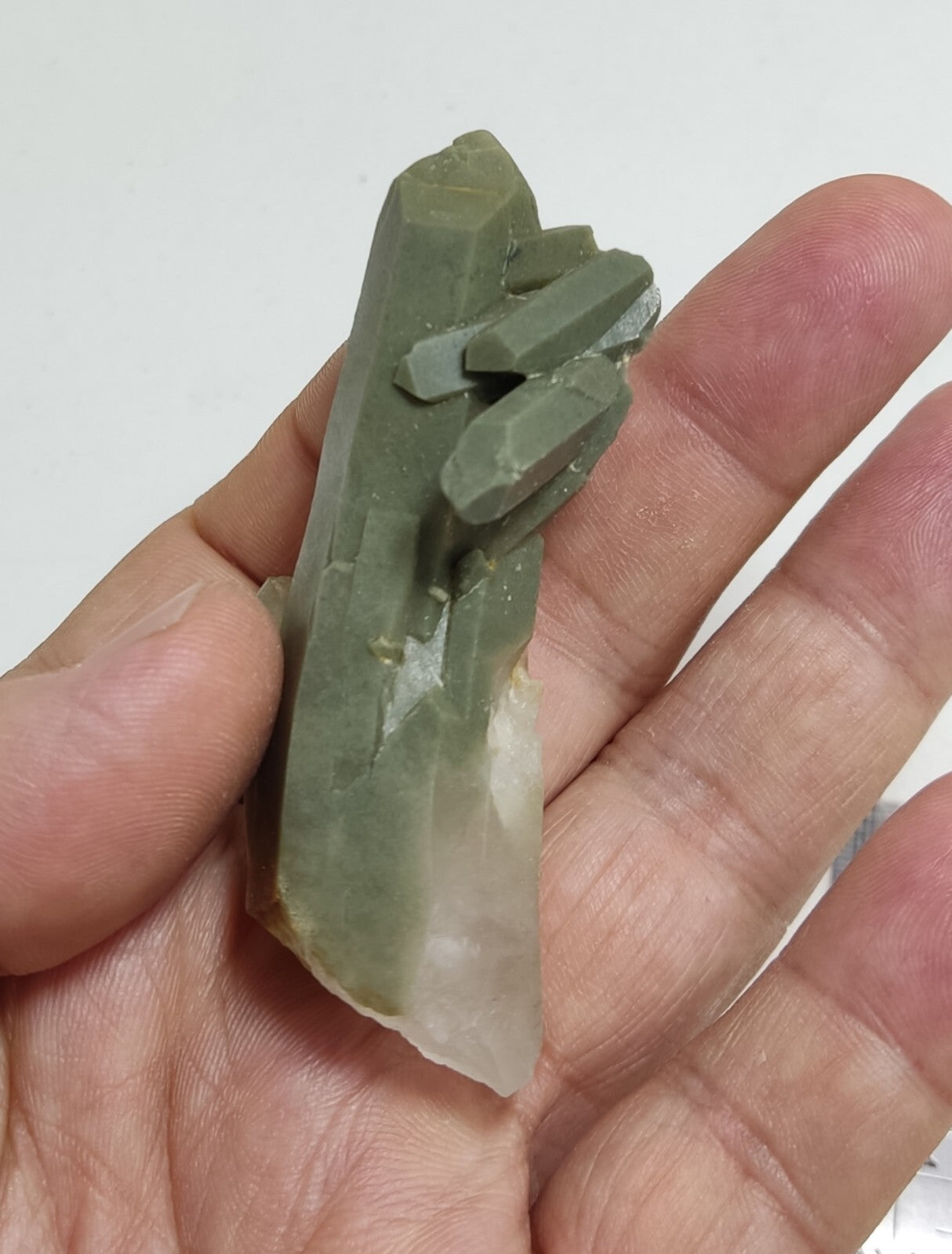 An Aesthetic Natural beautifully terminated Chlorite Quartz specimen 52 grams