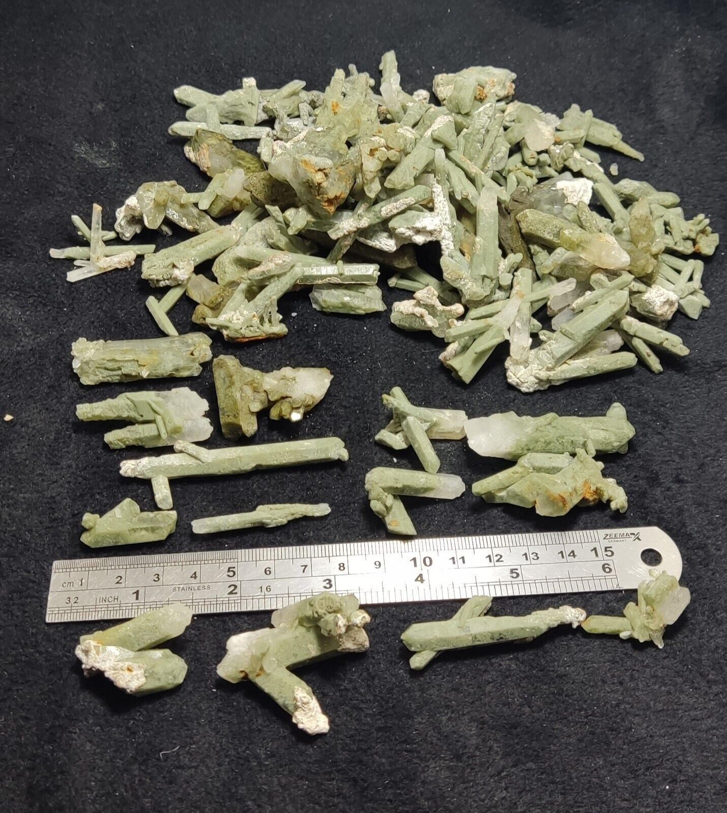 470 grams Chlorite Quartz crystals