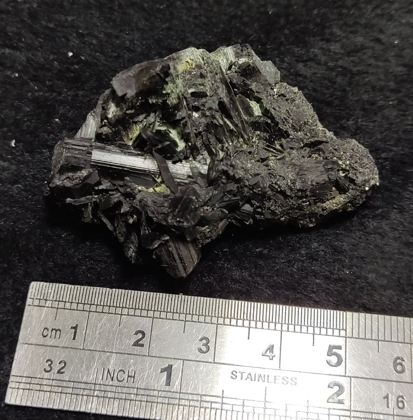 An Aesthetic specimen of epidote crystal 38 grams