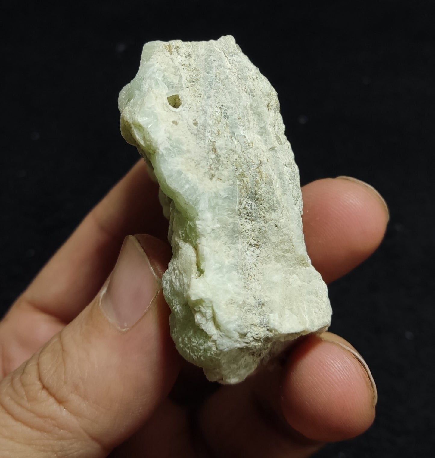An amazing specimen of prehnite 105 grams