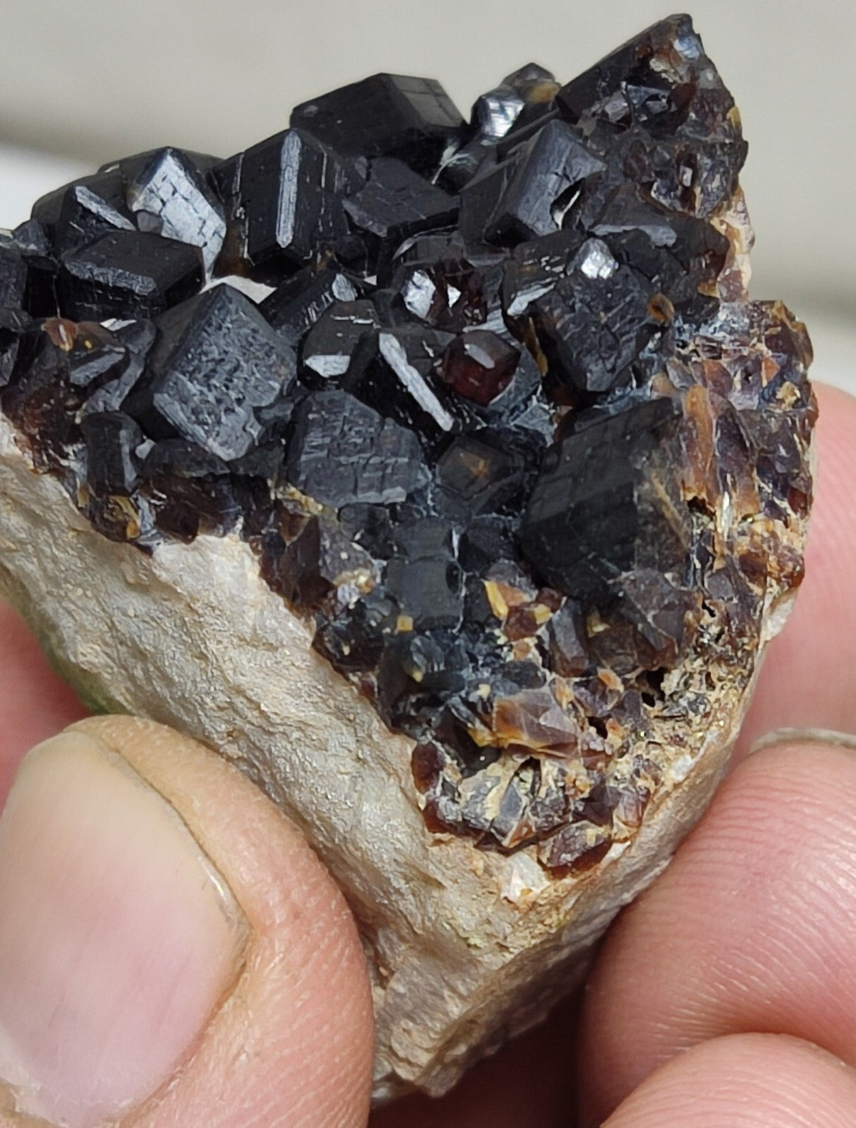 38 grams Aesthetic specimen Garnets cluster andradite garnets natural garnets