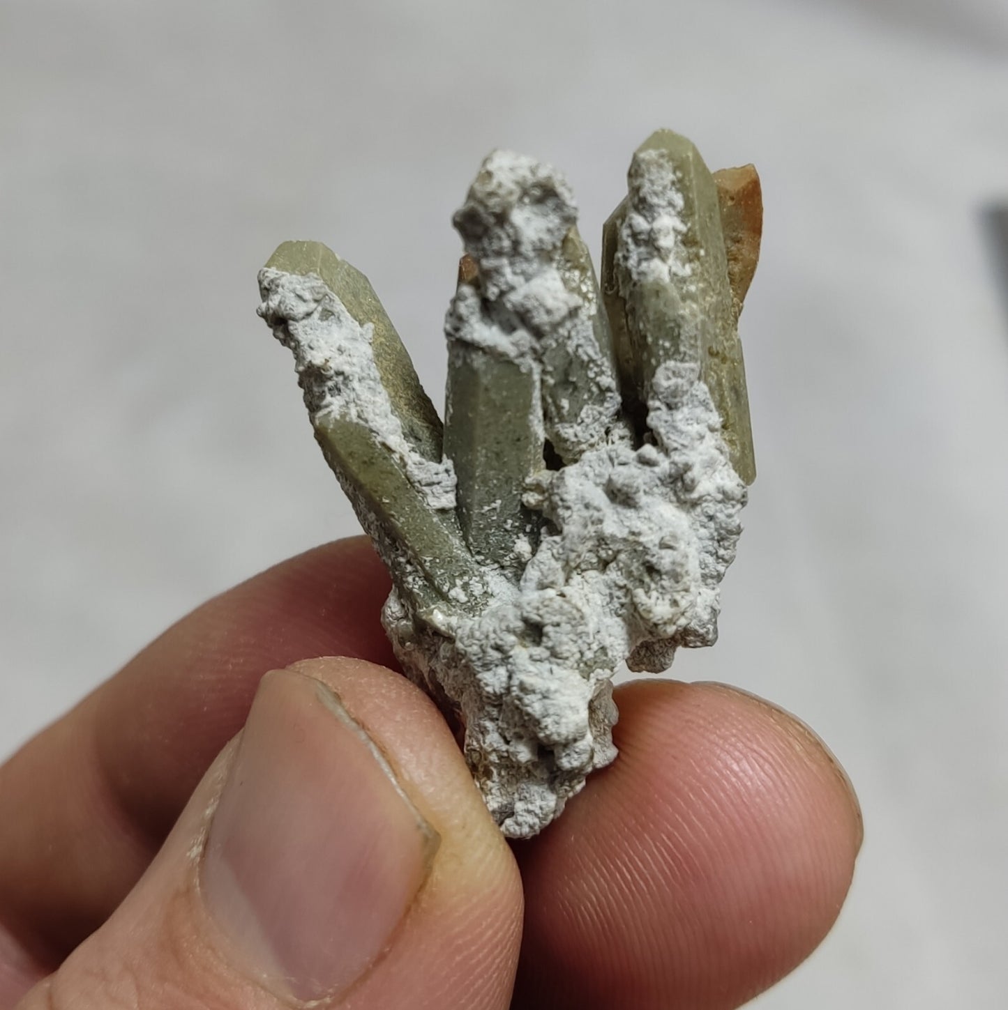 An Aesthetic terminated chlorite Quartz specimen with brookite 11 grams