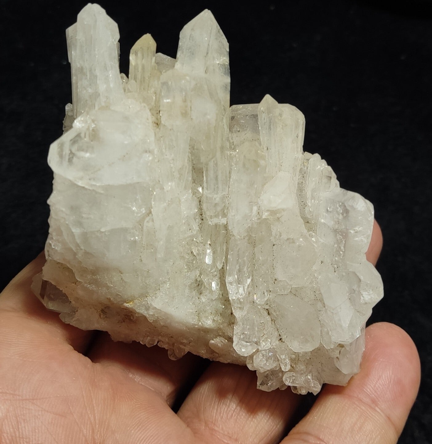 Faden Quartz Cluster With Brookite Inclusions 211 grams