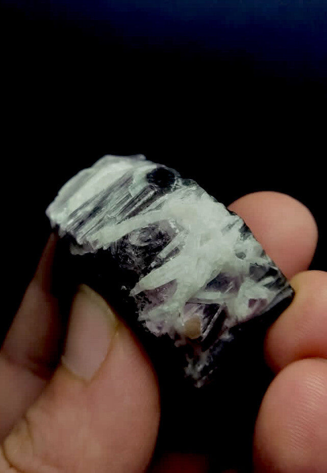 Natural Multicolor Tourmaline Specimen 47 Grams.