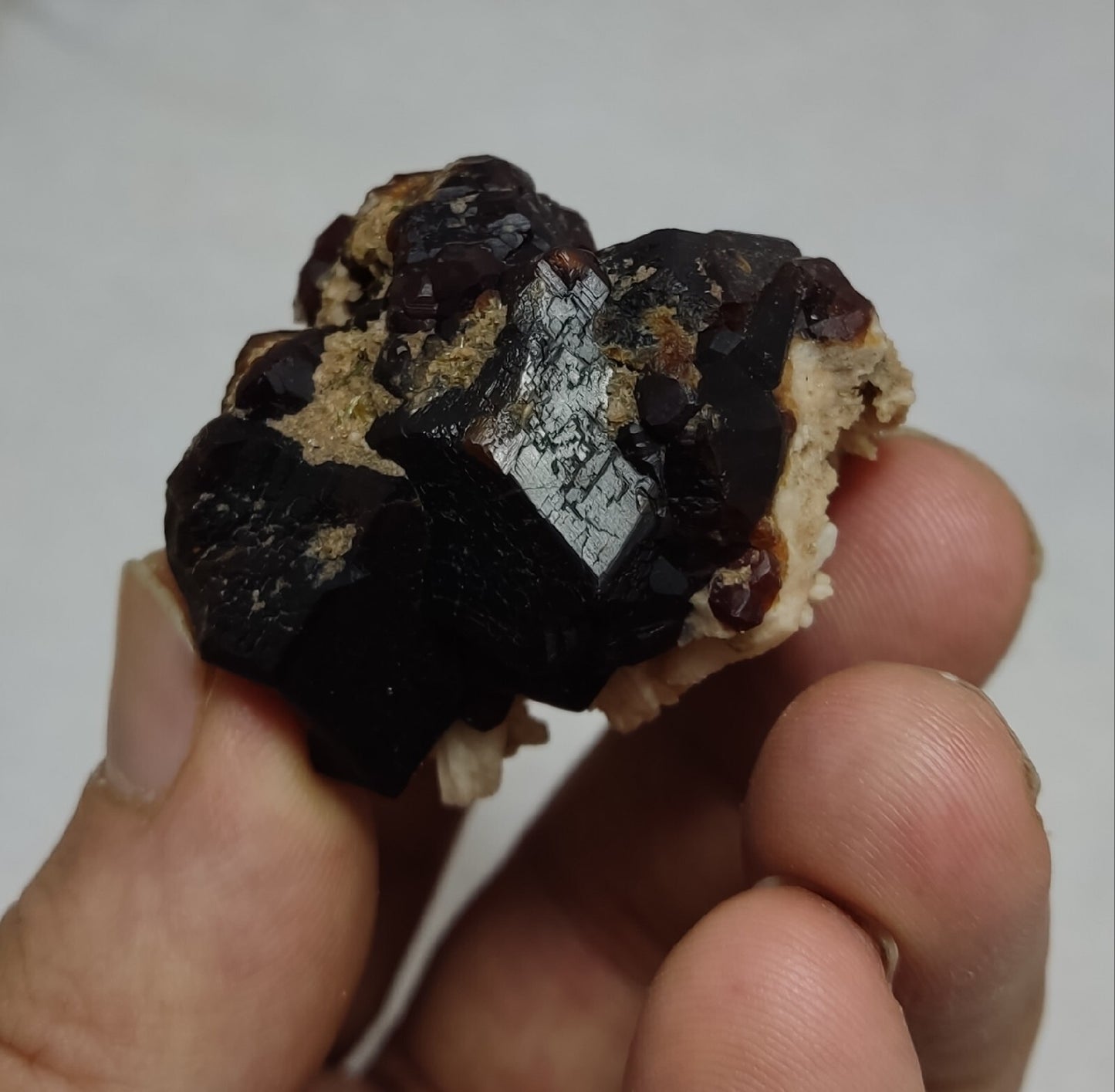 57 grams aesthetic andradite garnet crystal specimen
