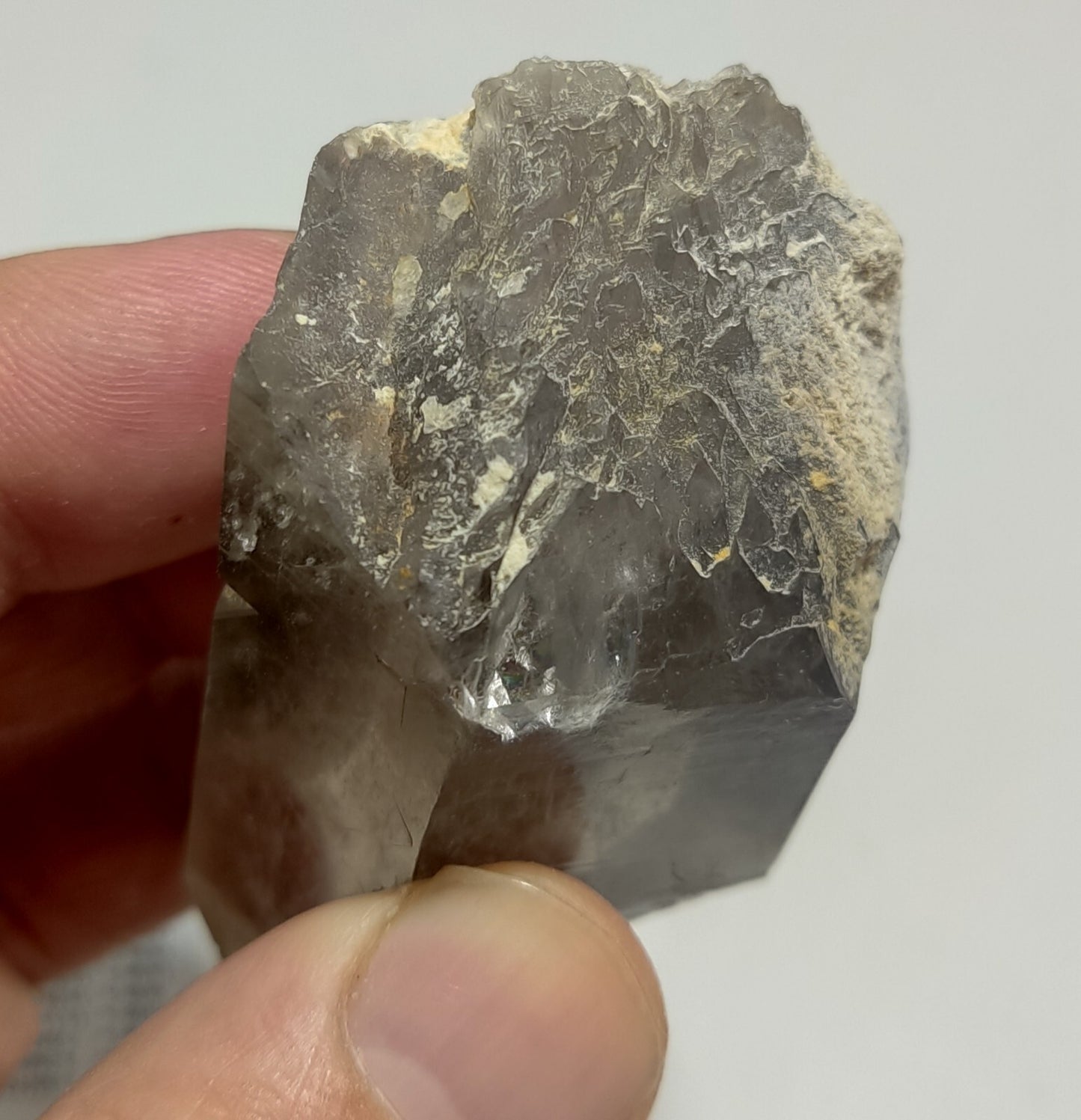 An Aesthetic Naturally terminated specimen of Smoky Quartz 107 grams