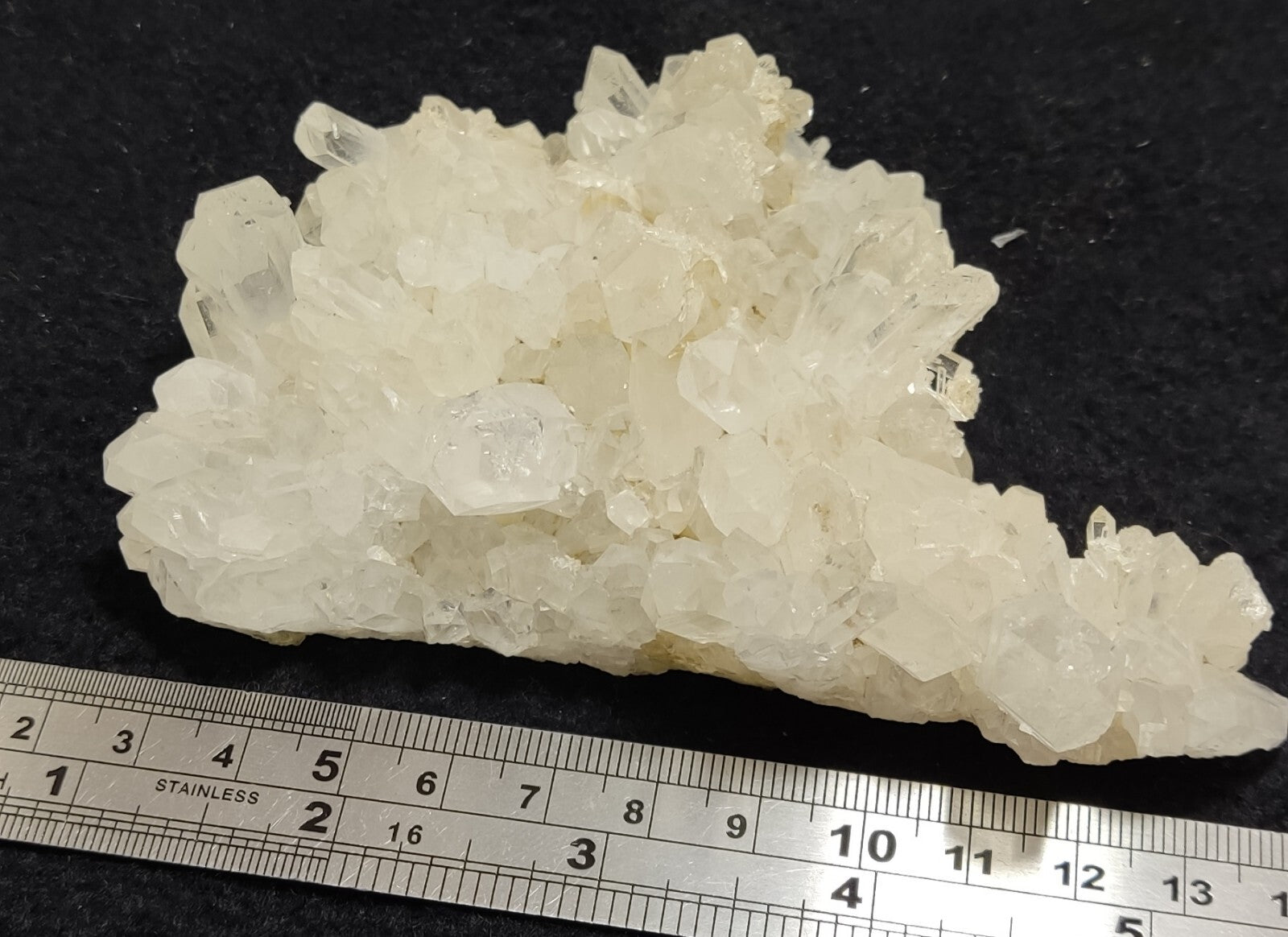 An Aesthetic terminated specimen of Quartz cluster 262 grams