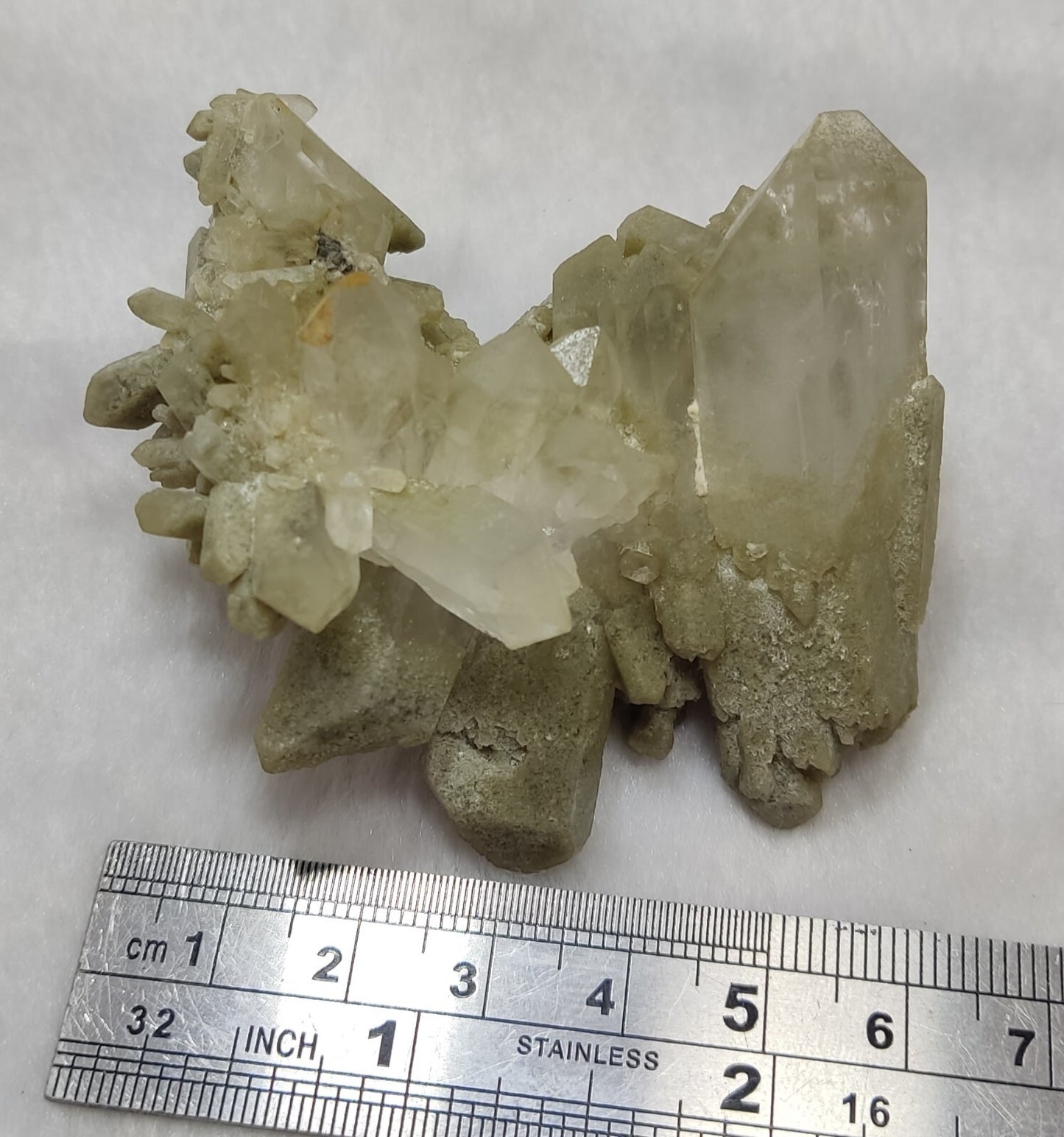 An Aesthetic specimen of chlorite quartz 71 grams
