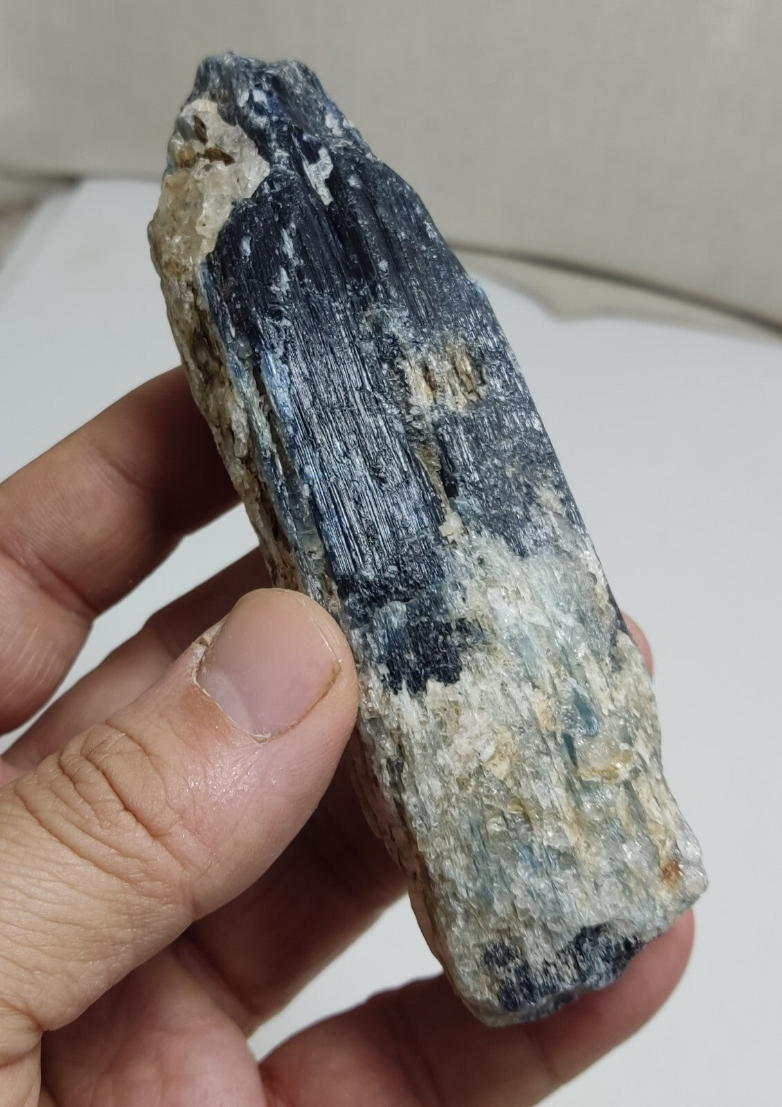 An Aesthetic specimen of blue kyanite crystal 263 grams