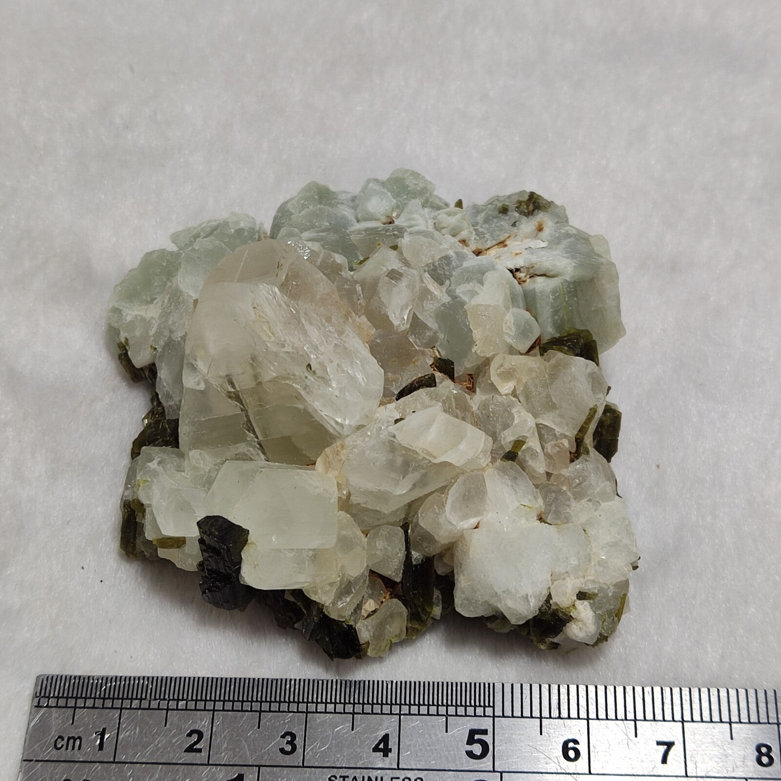 An amazing specimen of Adularia/feldspar with epidote 116 grams