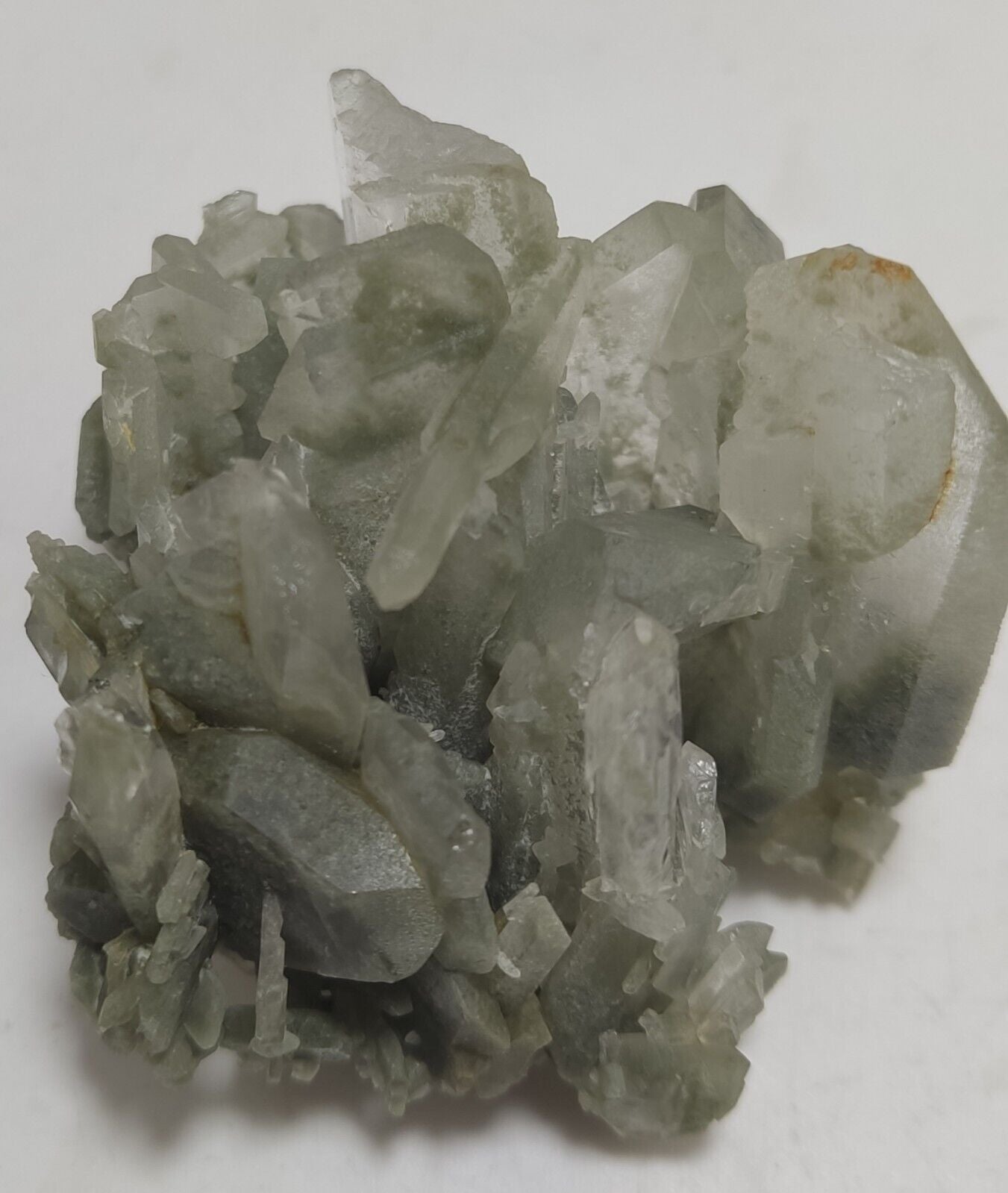 An Aesthetic specimen of chlorite Quartz cluster with brookite 62 grams