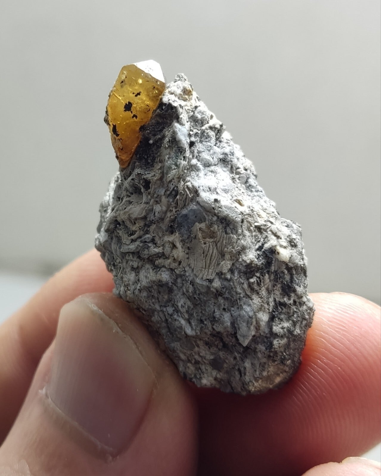 An Aesthetic Natural terminated specimen of rare xenotime on matrix 12 grams