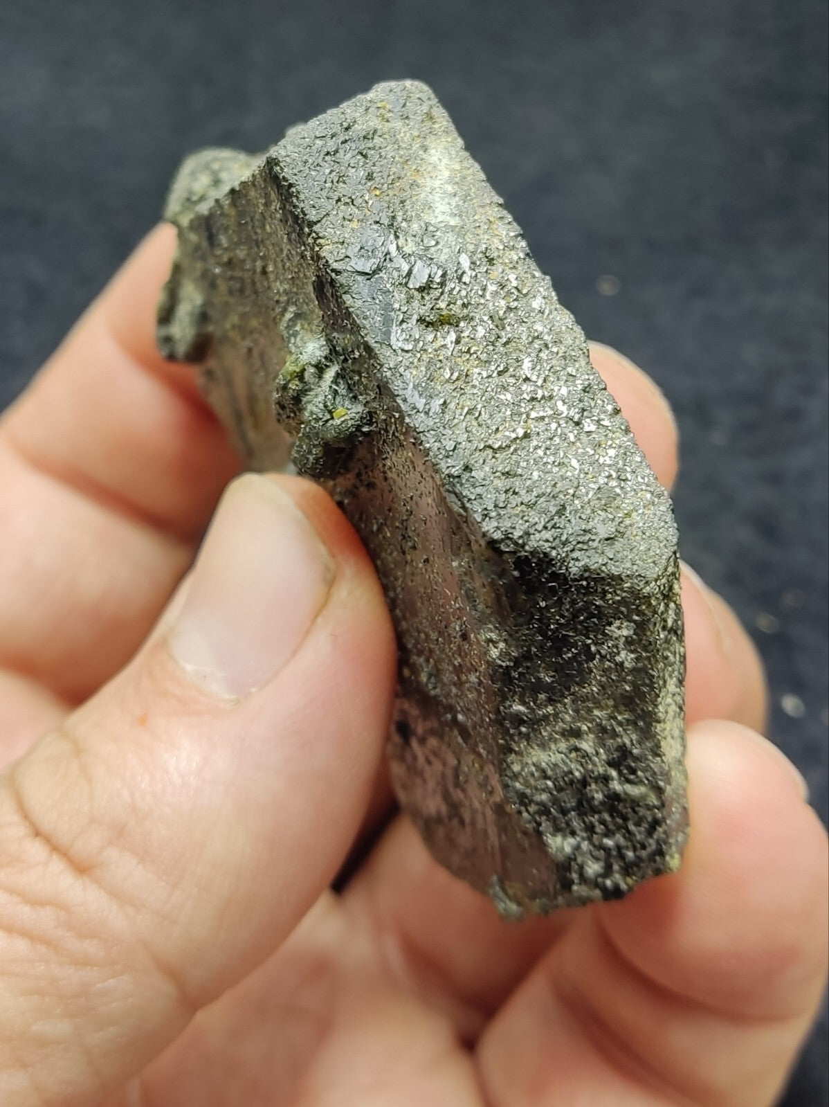 An Aesthetic Natural terminated epidote crystal specimen 111 grams