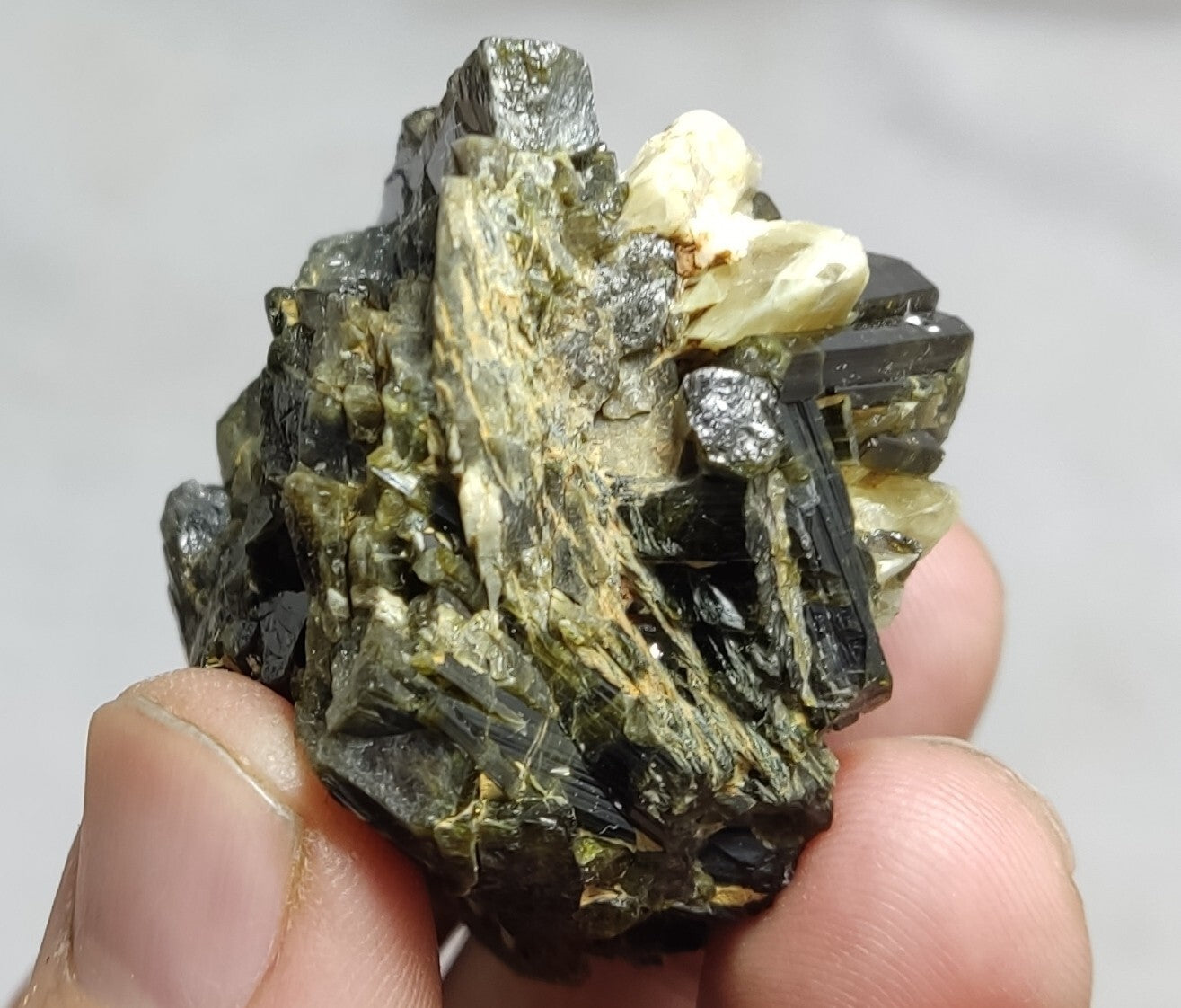 An Aesthetic specimen of epidote 97 grams