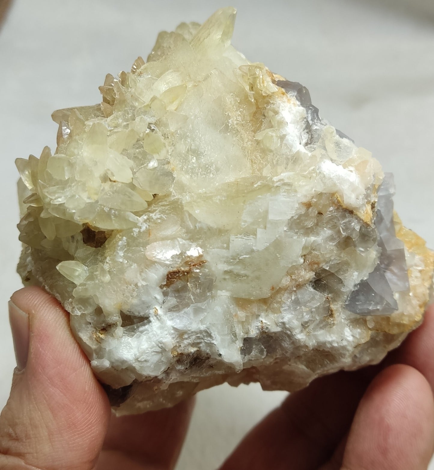 An Aesthetic Naturally terminated specimen of dogtooth calcite 722 grams