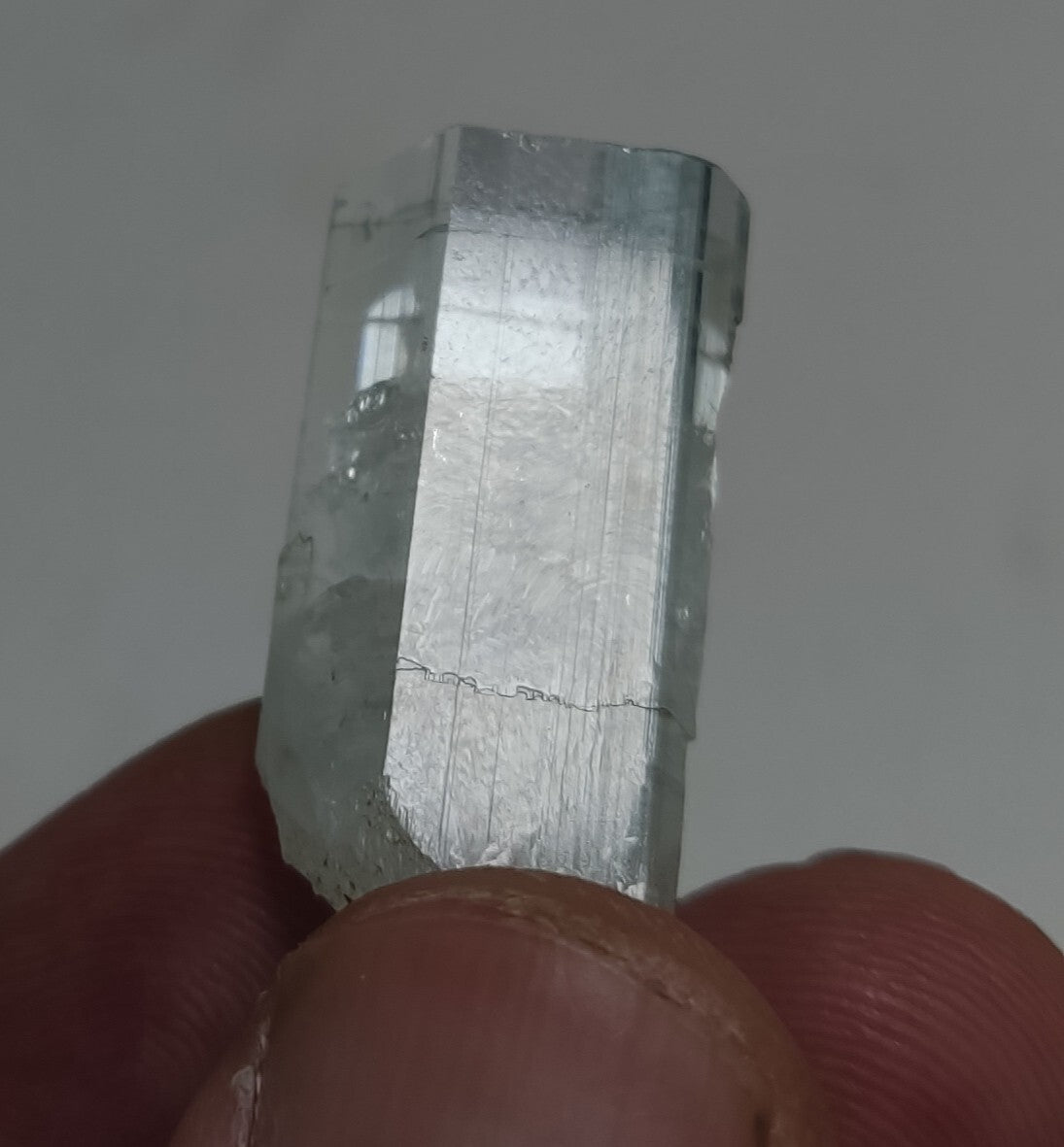 An Aesthetic specimen of aquamarine crystal 11 grams