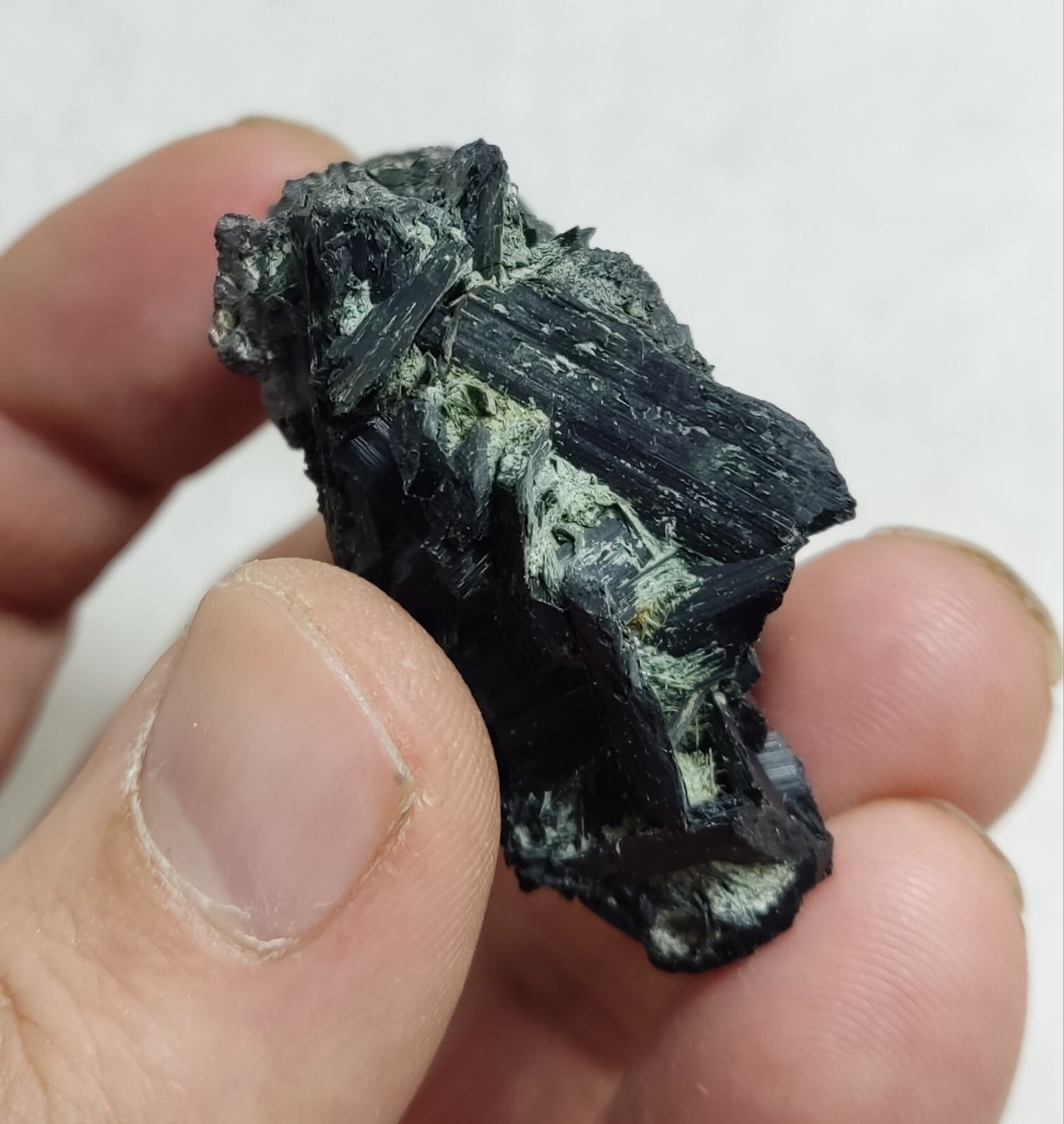 An Aesthetic specimen of epidote crystal 38 grams