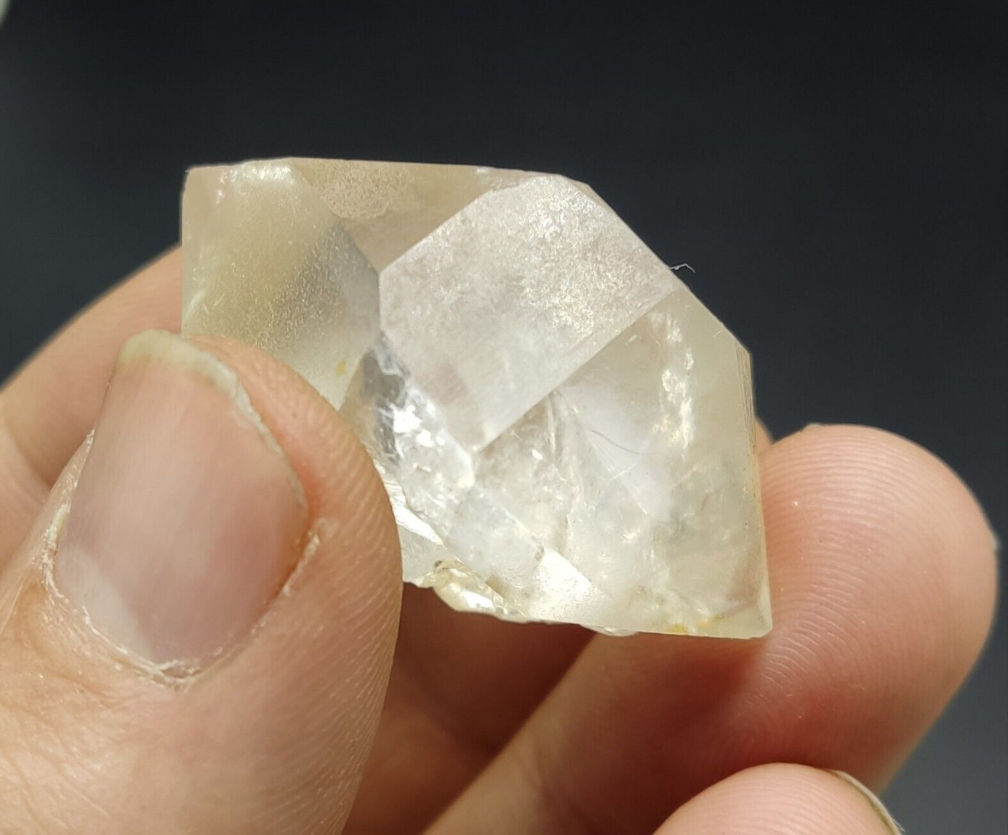 An Aesthetic gemmy double terminated Quartz crystal 33 grams