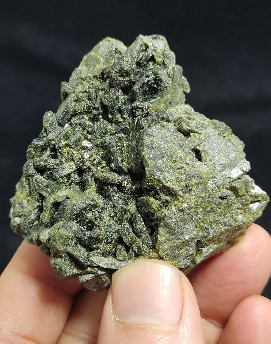An Aesthetic Natural terminated epidote crystal specimen 131 grams