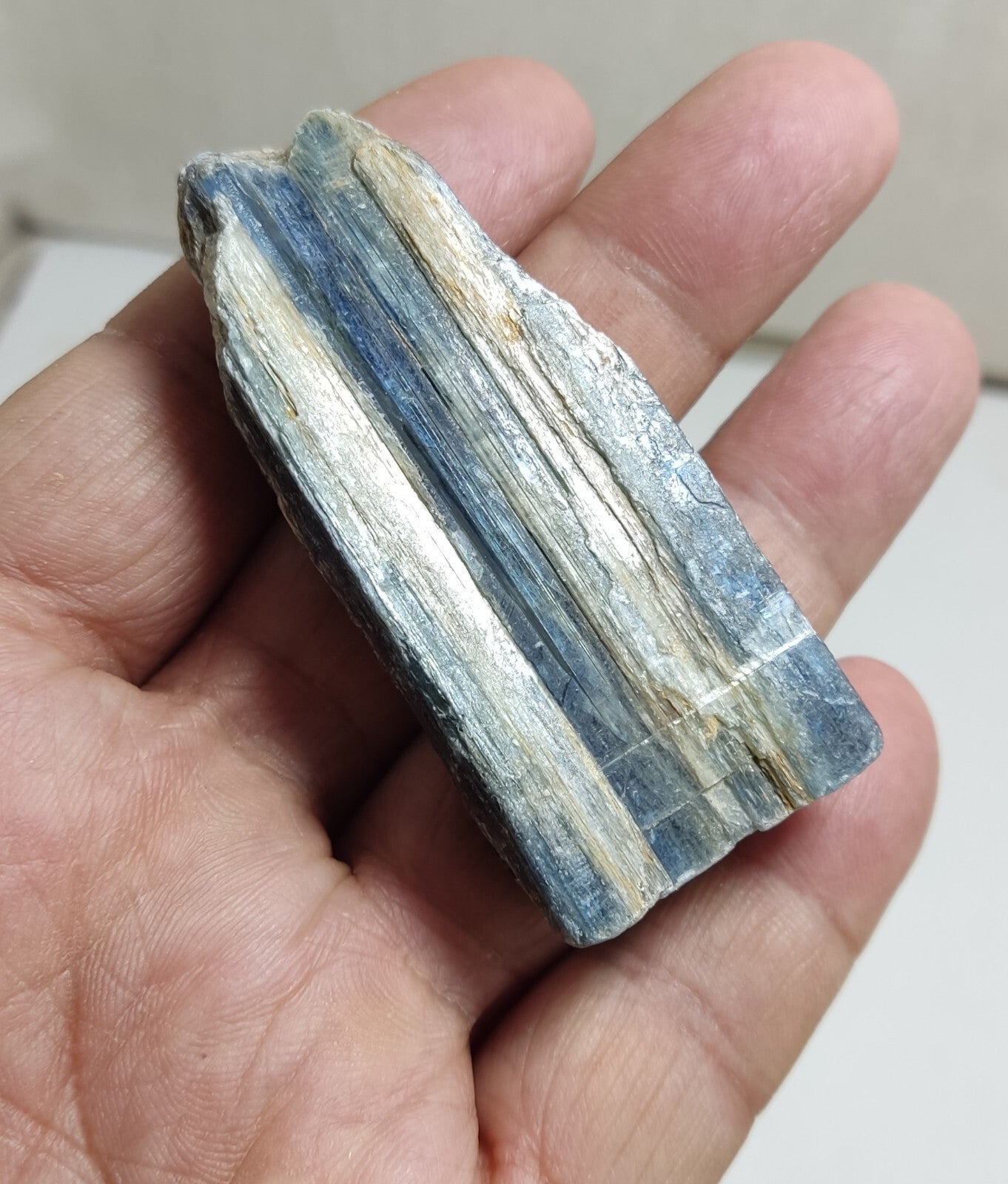 An Aesthetic specimen of blue kyanite crystal 73 grams