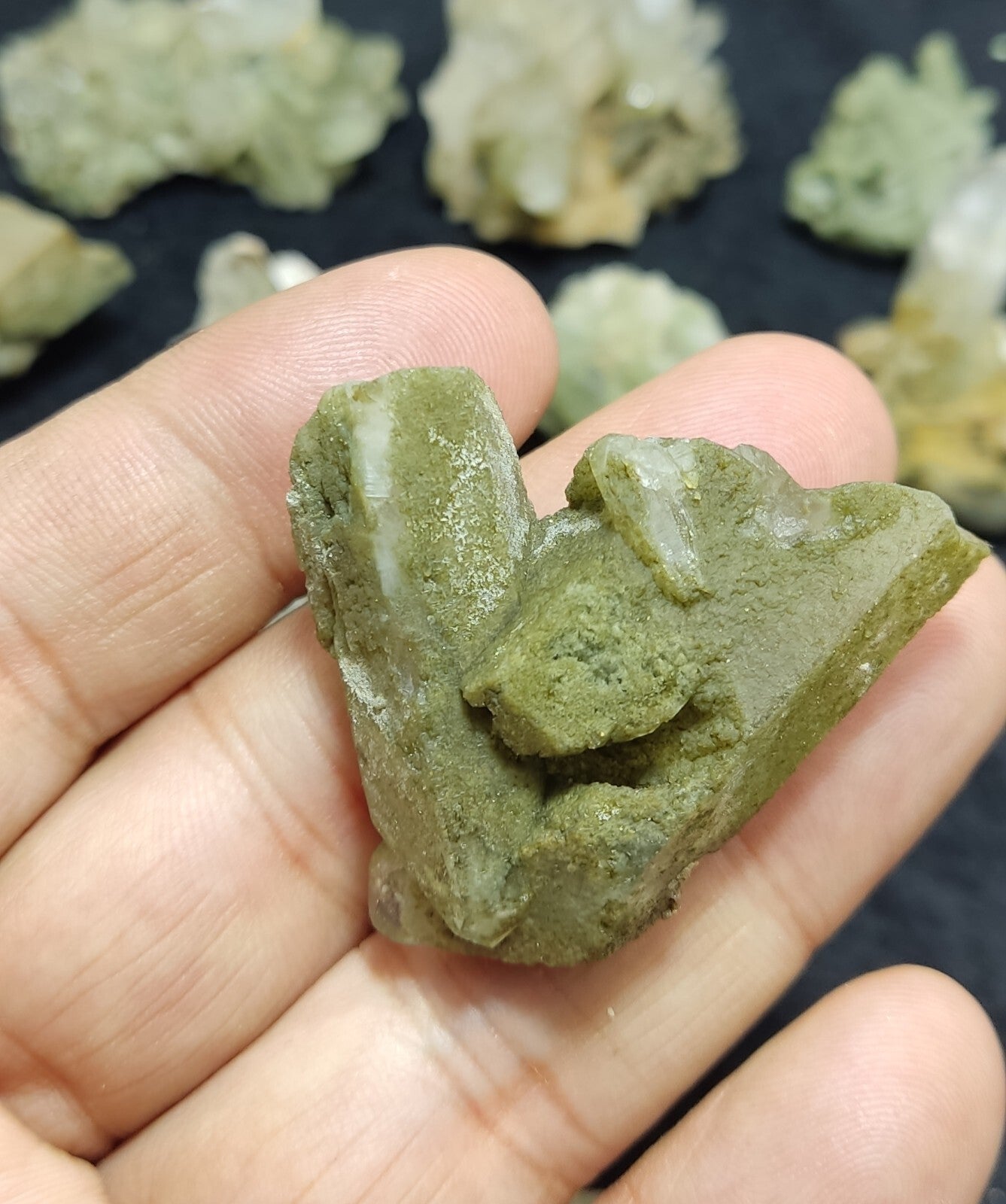 480 grams Chlorite Quartz crystals