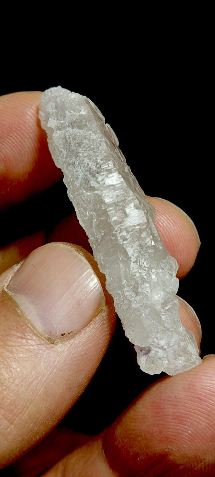 Fully Etched Quartz Crystal 11 Grams.